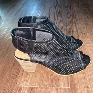 Steve Madden perforated leather booties